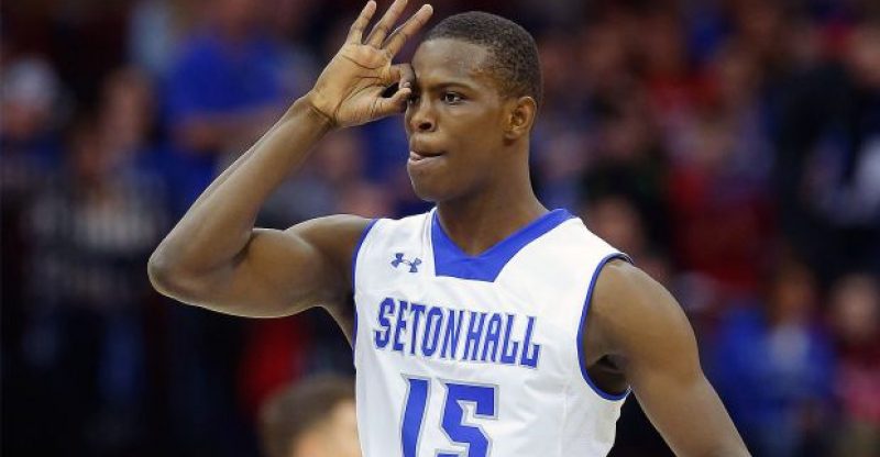 Isaiah Whitehead in Seaton Hall Uniform