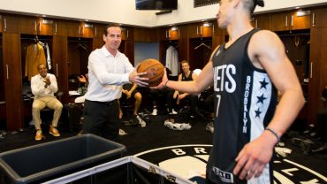 Jeremy Lin Give Game Ball to Coach Atkinson