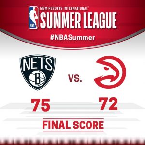 Nets vs Hawks 7-7-17 Score
