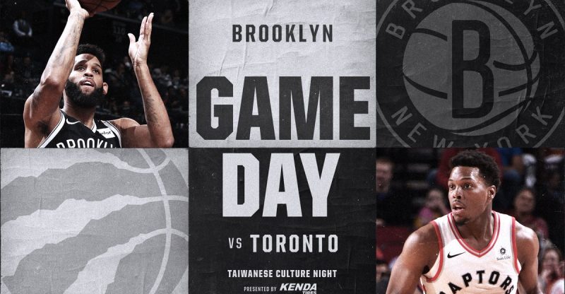 Nets vs Raptors 1-8-18 Graphic