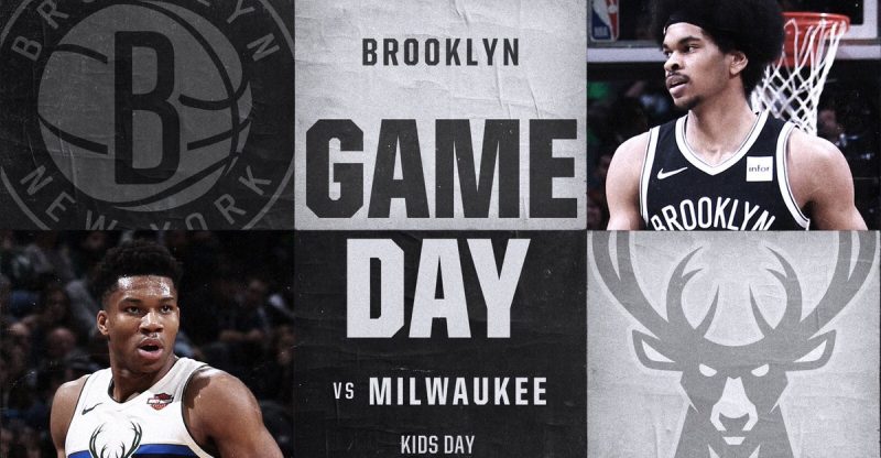 Brooklyn Nets vs Milwaukee Bucks 2-4-18 Graphic