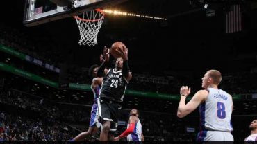 Brooklyn Nets vs Detroit Pistons post game 4.1.18.JPG